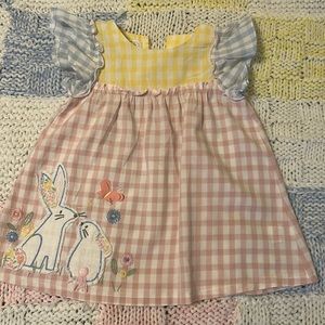 Mudpie, 12-18 mo. Precious dress, adorable details, flutter sleeves, like new👼